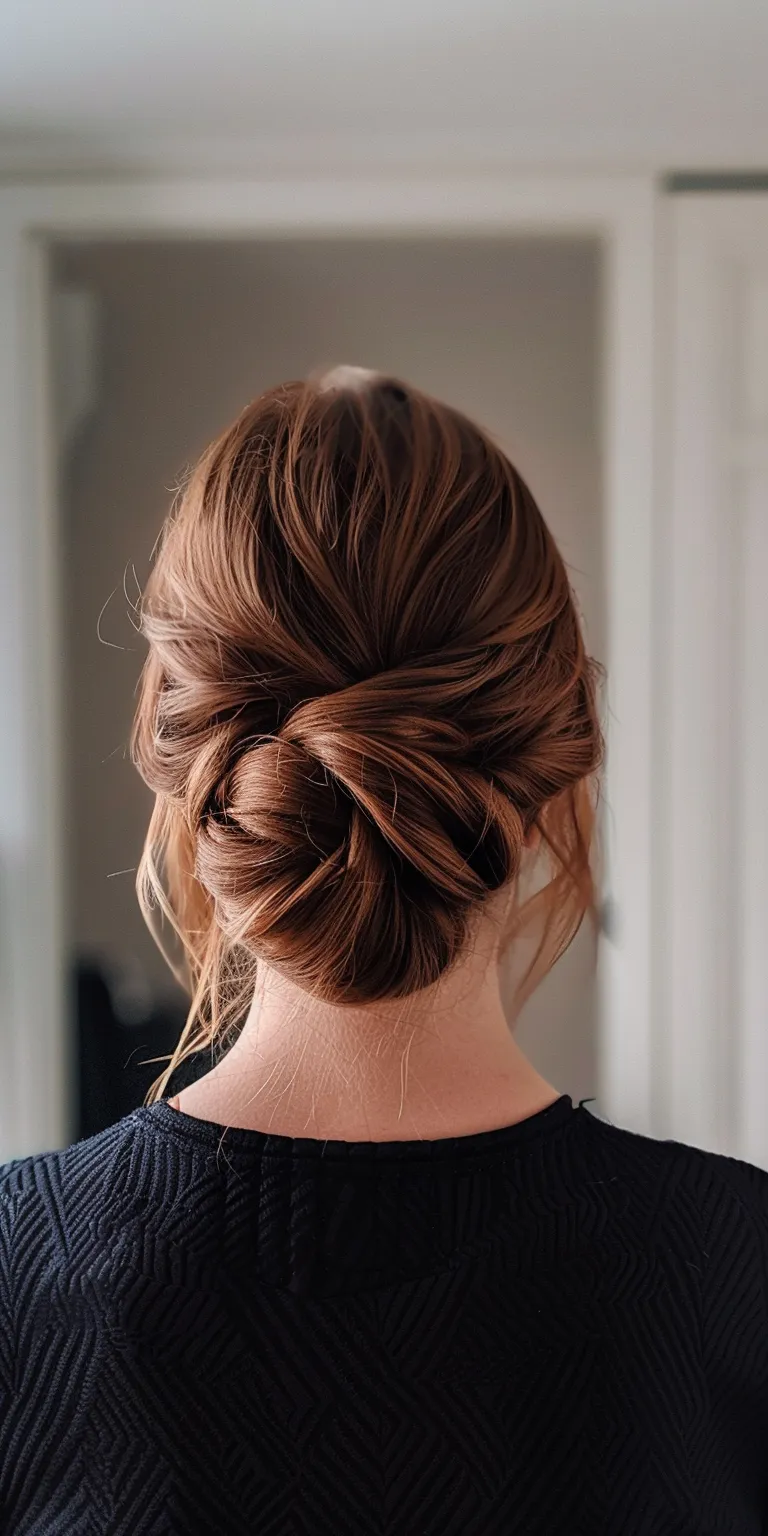 hairstyles for Updo, Chignon, French twist, Ballerina bun, Milkmaid braid