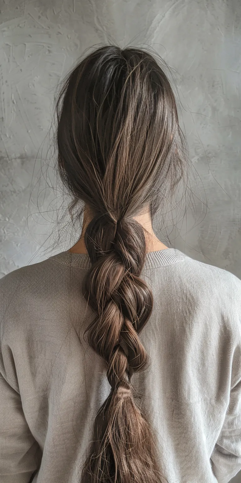 tomboy hairstyle French braid, Braid, Waterfall braids, Boho Milkmaid braid