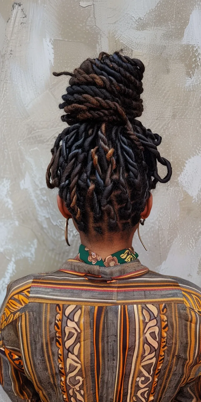 locs styles Hair twists, Crochet braids, Dreadlocks, Waterfall Boho braids