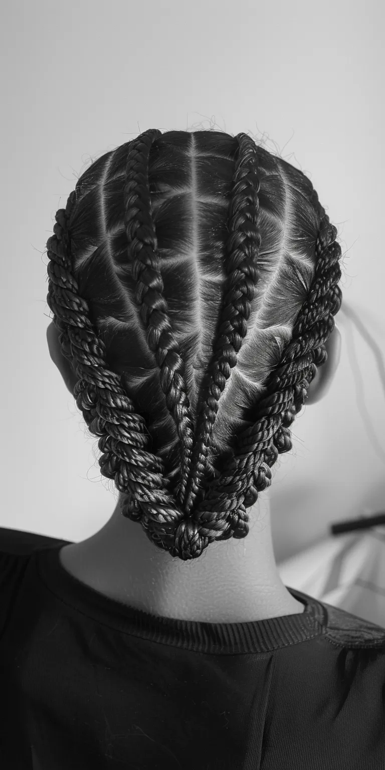 braids with fade Hair twists, Waterfall braids, French twist, Boho braid