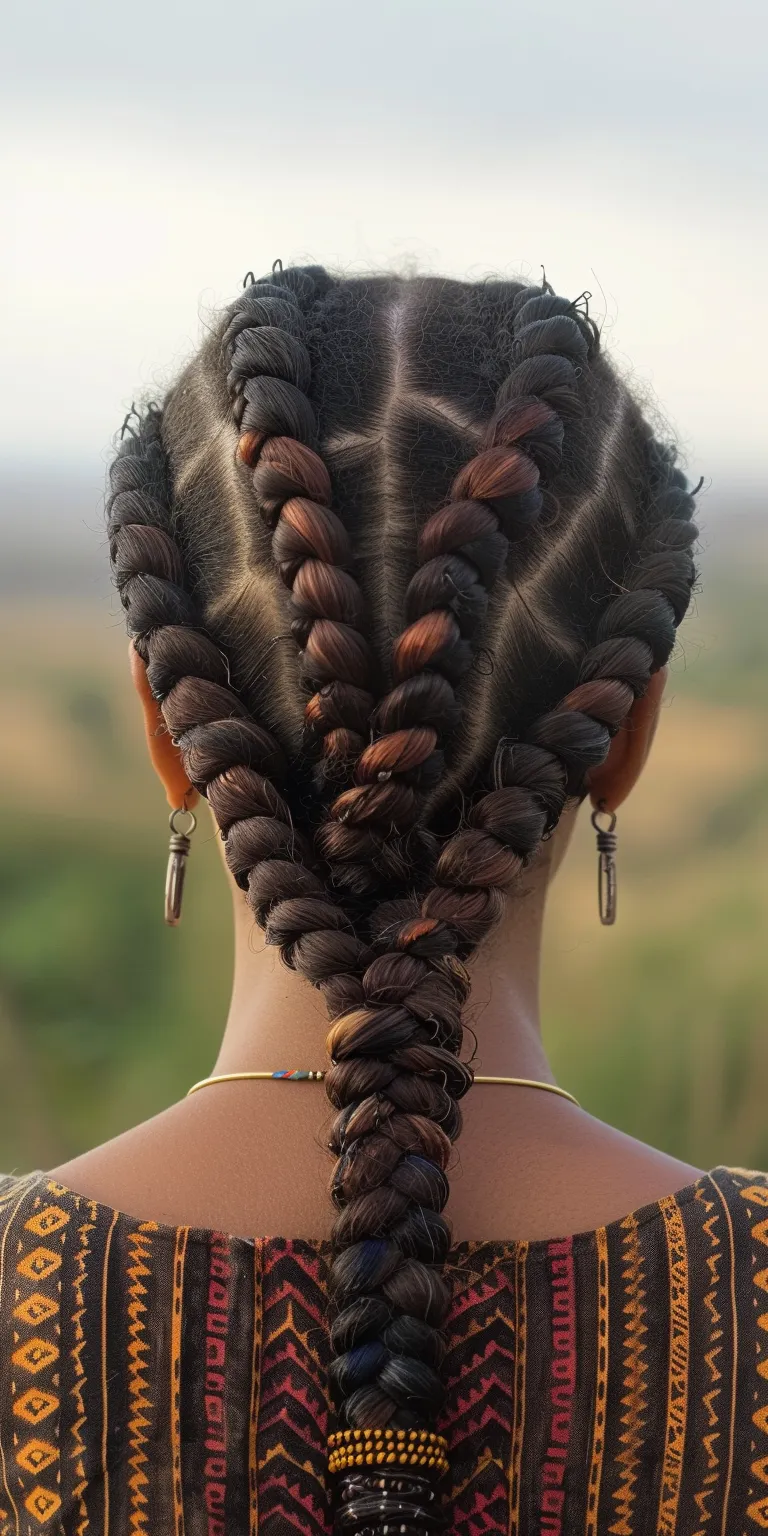 natural hair styles for ladies Boho braids, Hair twists, Braid, Waterfall French braid