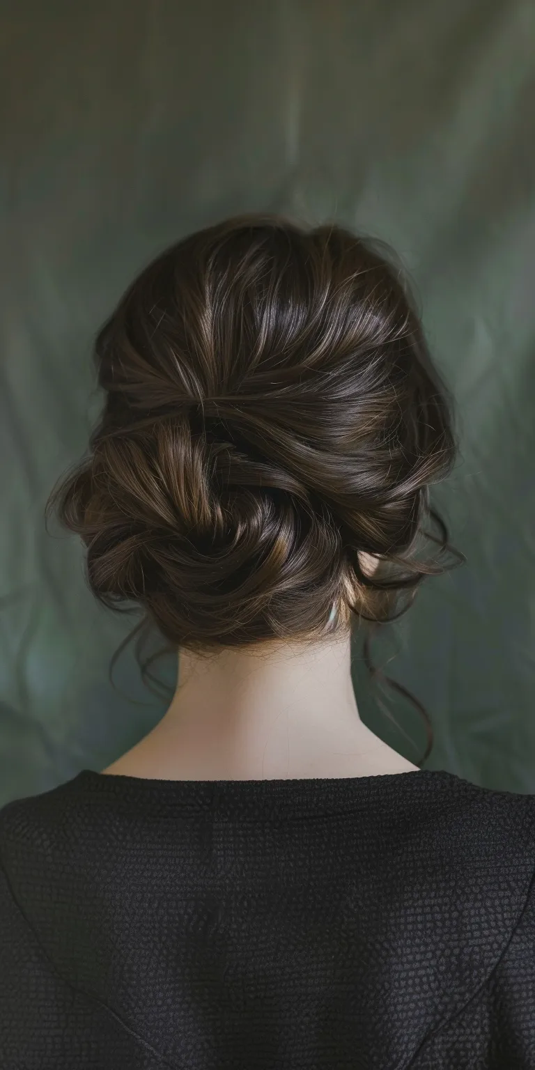 different hair styles Updo, Chignon, Milkmaid braid, French twist, Ballerina bun