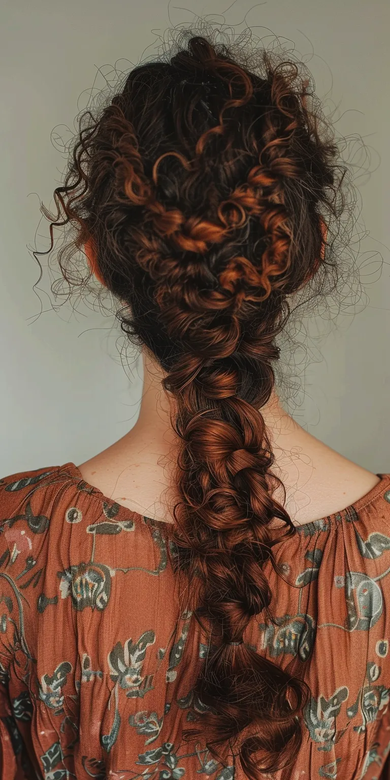 workout hairstyles French braid, Waterfall braids, Milkmaid Boho Braid