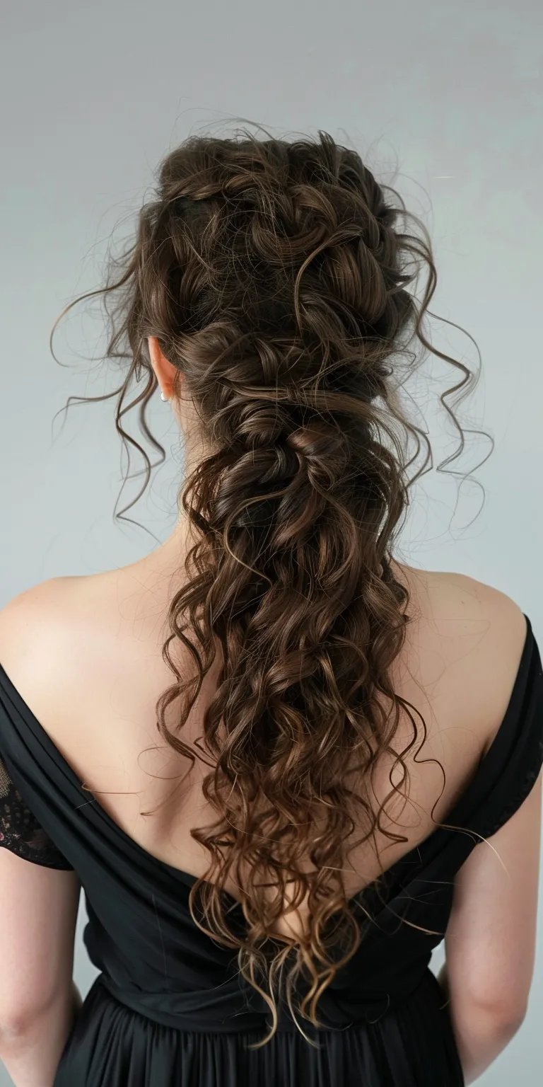 hairstyles for curly hair Waterfall braids, French braid, Boho Braid, Milkmaid braid