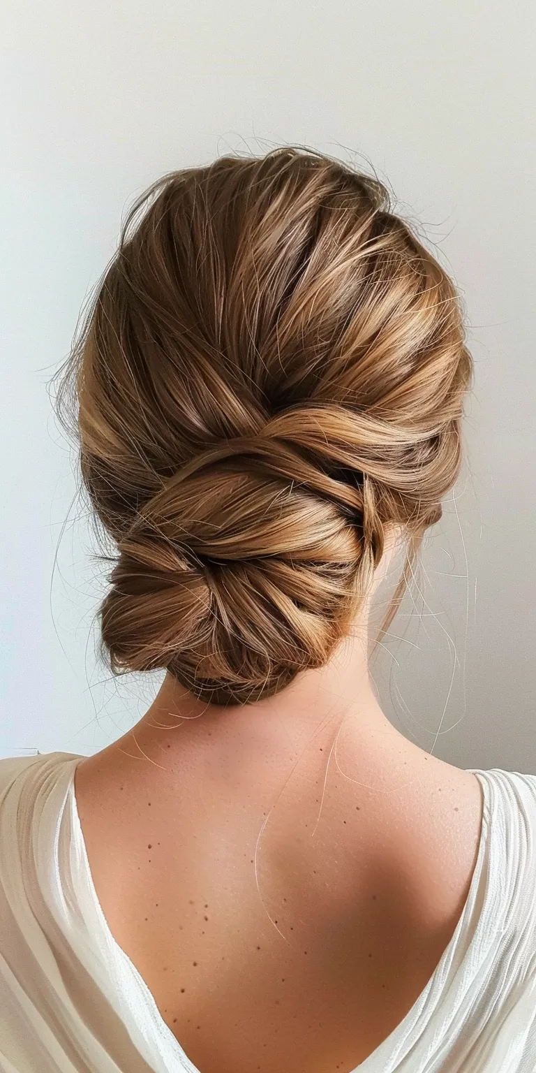 hairstyles for round faces women Updo, Chignon, French twist, Waterfall braids, braid