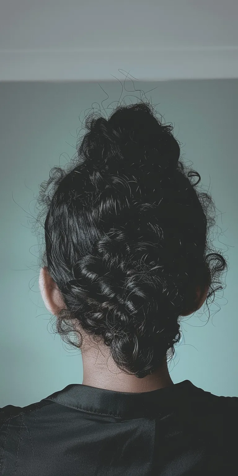 4c hairstyles Milkmaid braid, Updo, Digital perm, French twist