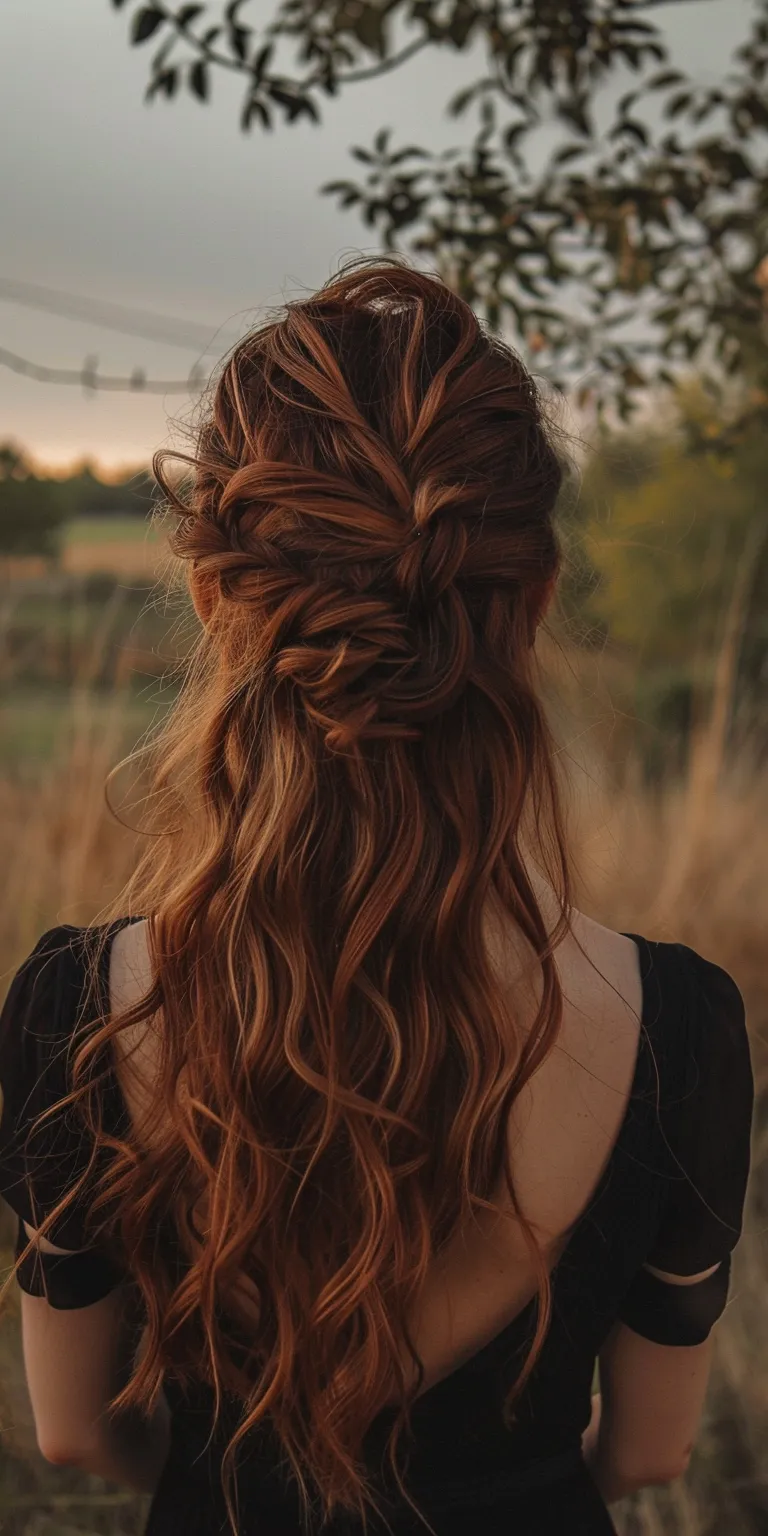 witch hairstyles Milkmaid braid, Updo, French Boho braids, Braid