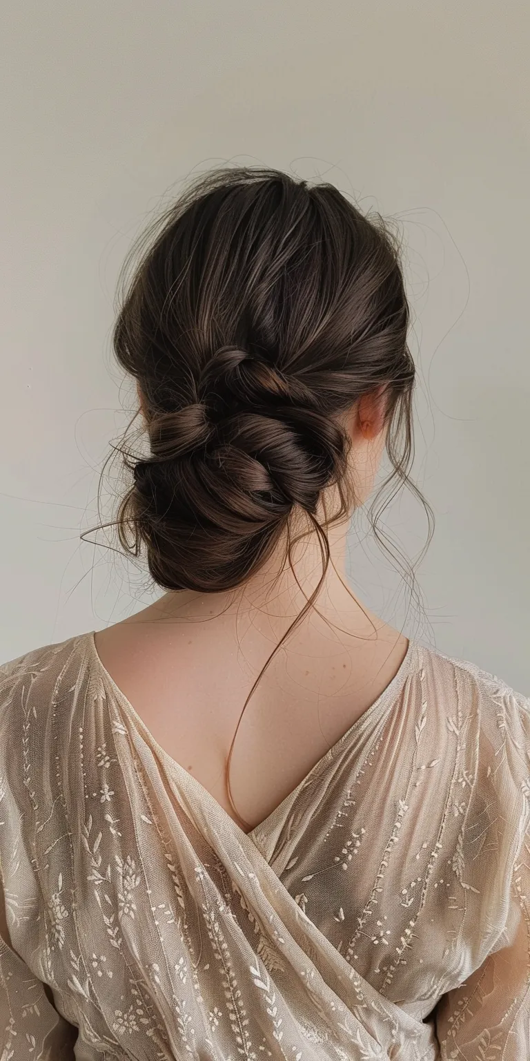 hair style for ladies Updo, Waterfall braids, French braid, Milkmaid twist