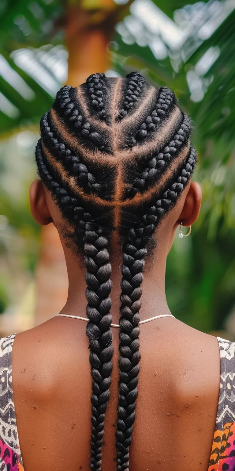 cornrow hairstyles Hair twists, Cornrows, Waterfall braids, French twist, Boho braids