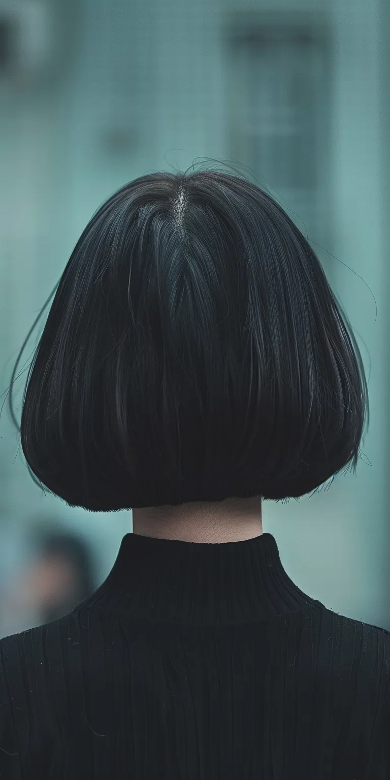 bob style haircuts Asymmetric cut, Japanese women's hairstyles, Bob Layered hair, Butterfly haircut