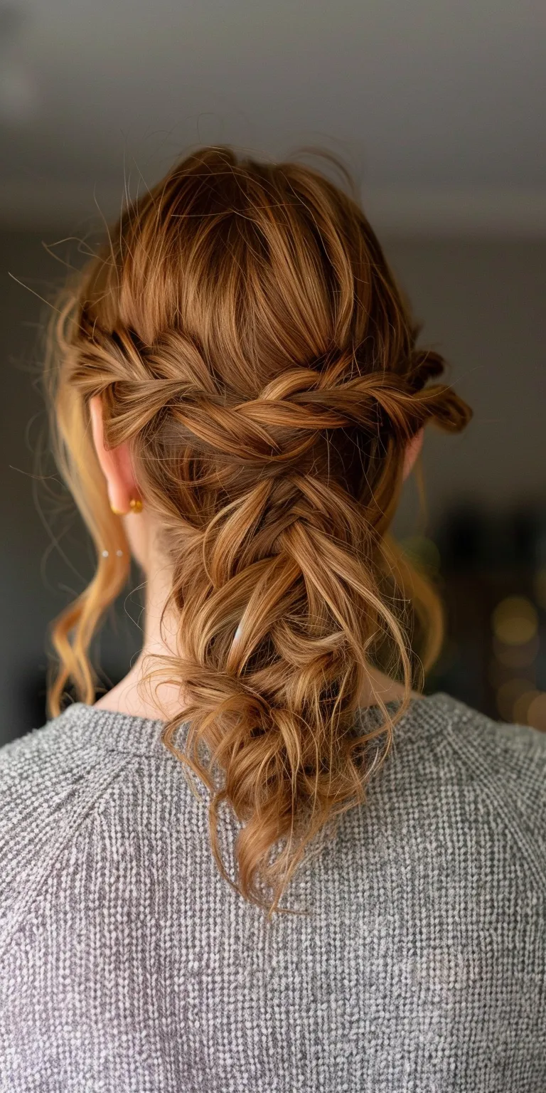 cute easy hairstyles French braid, Waterfall braids, Braid, Milkmaid twist