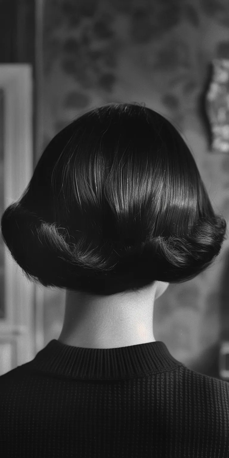 70's hairstyles female Chignon, Finger wave, Bouffant, Asymmetric cut, Pompadour