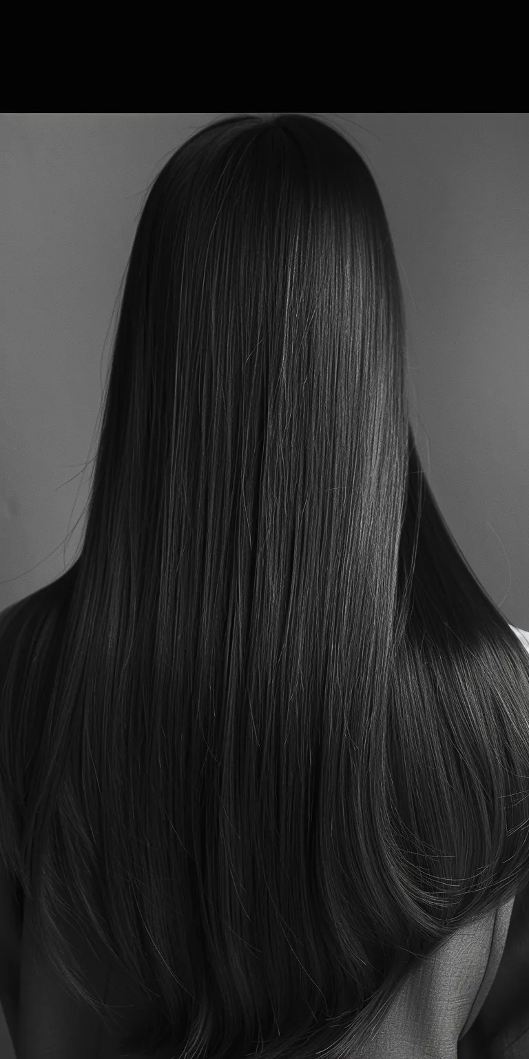 long straight hairstyles Long hair, Layered Asymmetric cut, Curtained Japanese women's