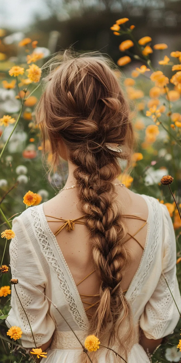 boho hairstyles Boho braids, Braid, Milkmaid braid, Waterfall French braid