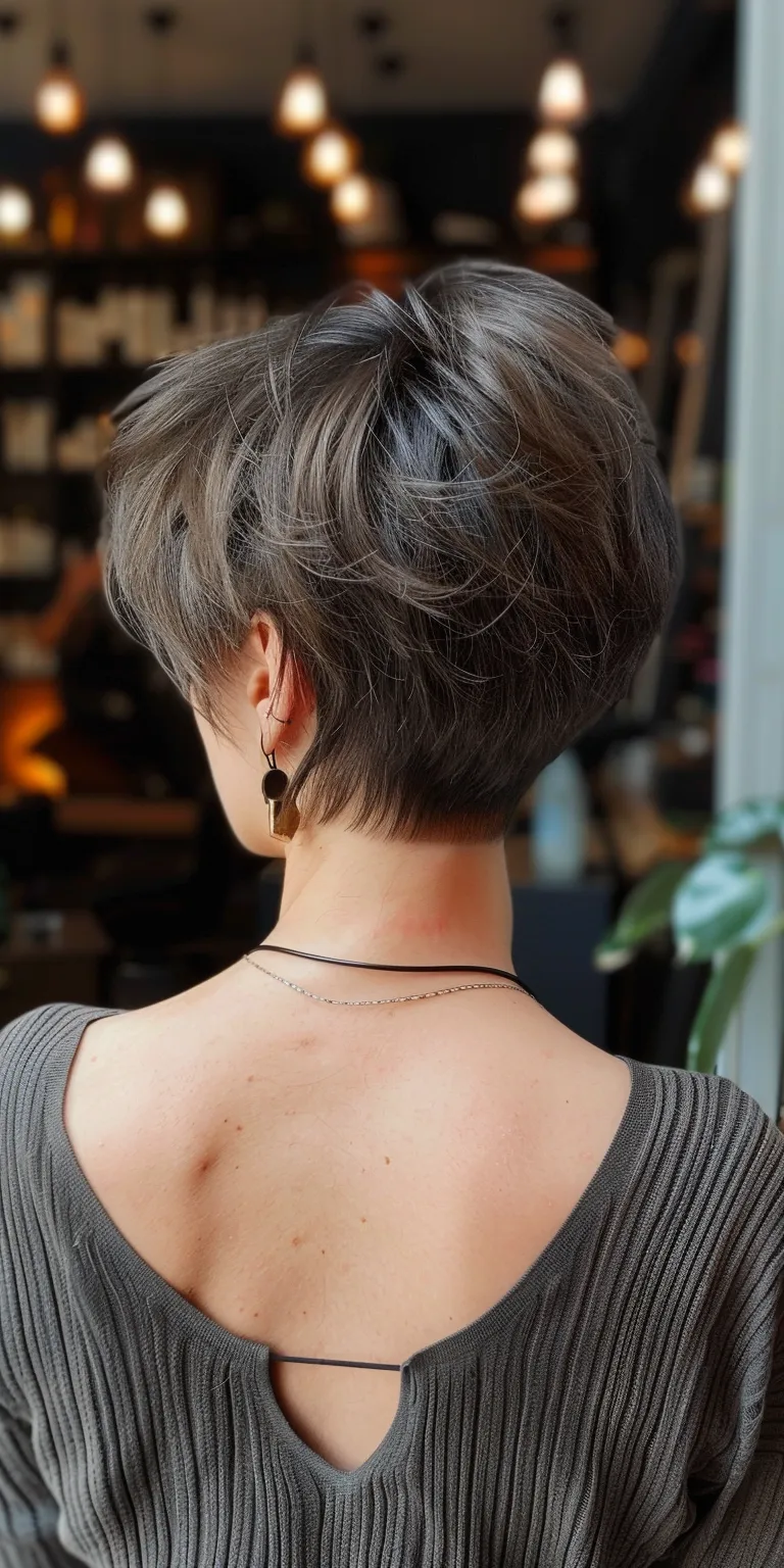 different hairstyles for women Asymmetric cut, Pixie Chignon, Updo, Butterfly haircut