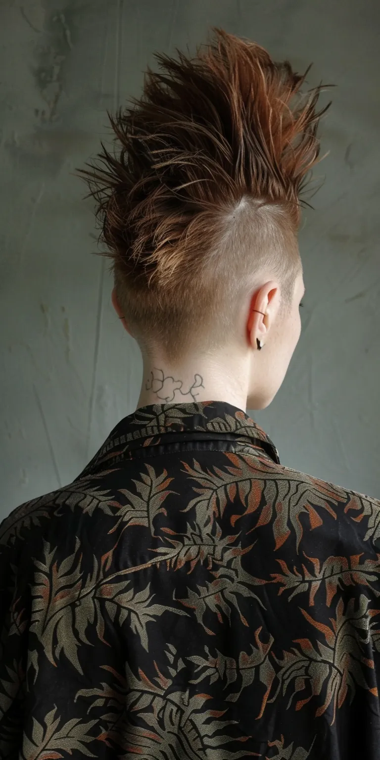 mohawk hairstyle Pompadour, Mohawk, Butterfly haircut, Short back and sides, brush cut