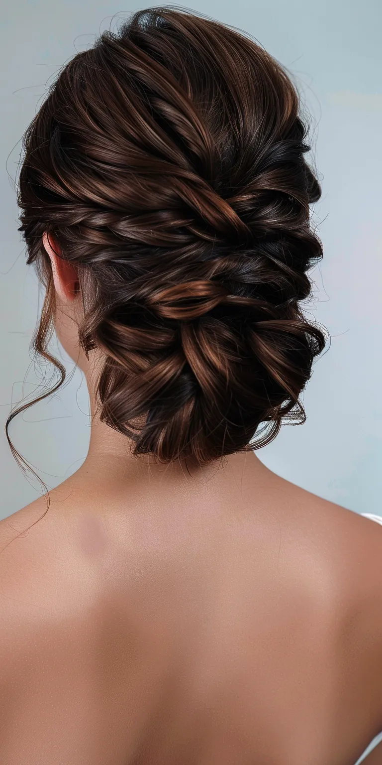 virtual hairstyles Waterfall braids, French braid, Updo, Chignon, twist