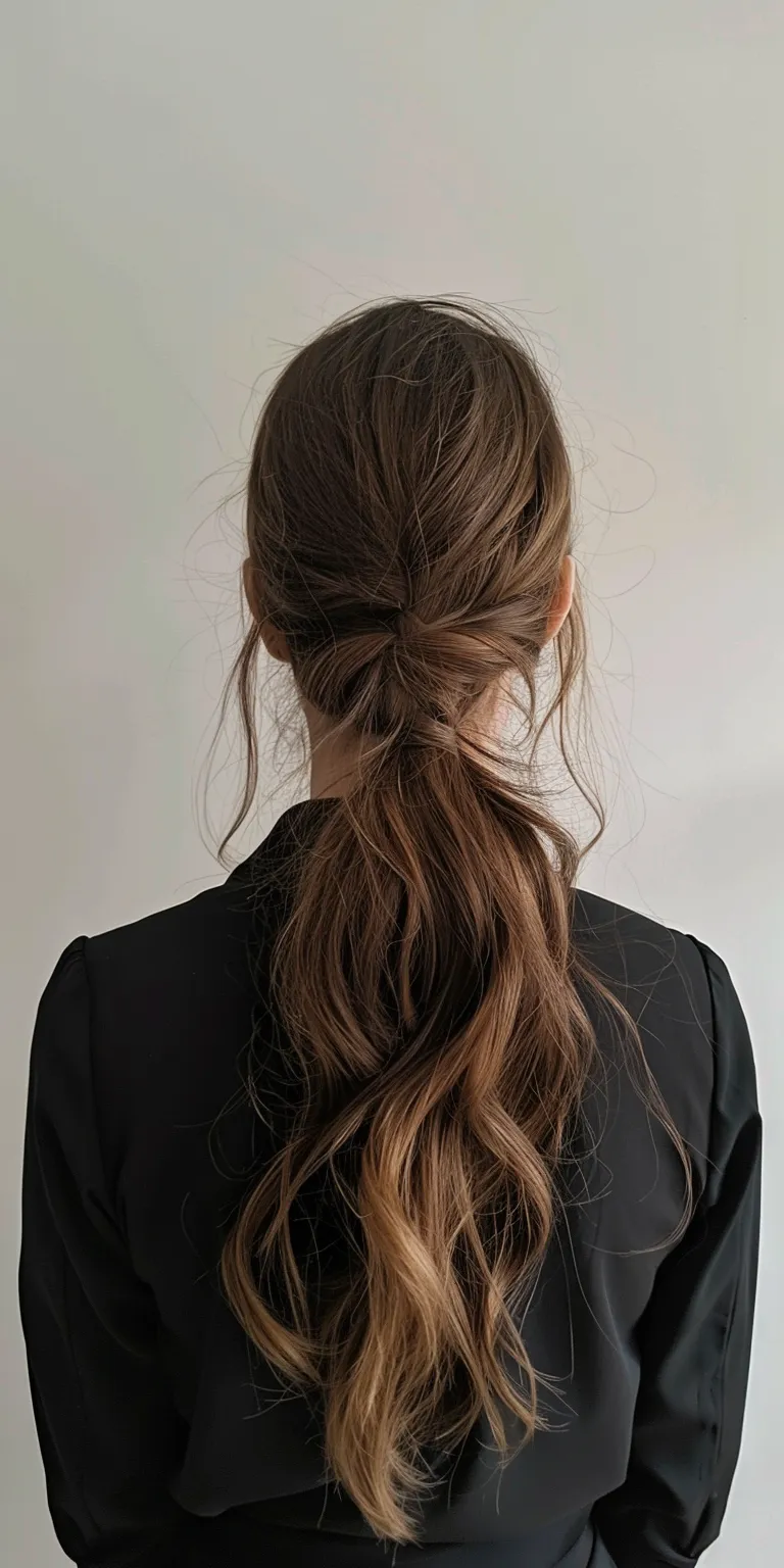 half ponytail hairstyles Updo, French twist, Chignon, Ballerina bun, Layered hair