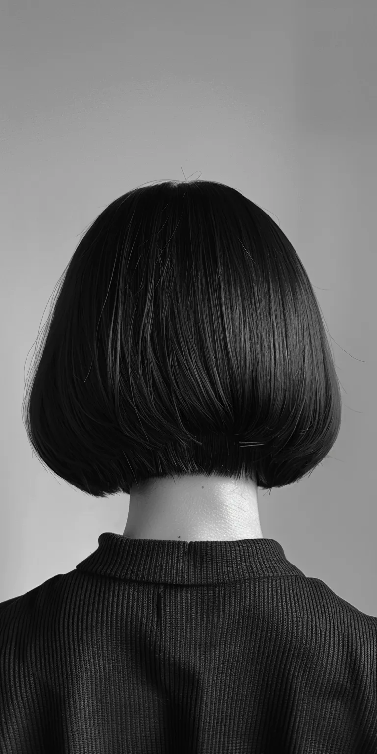 short bobs Asymmetric cut, Bob Chignon, Short brush Tonsure