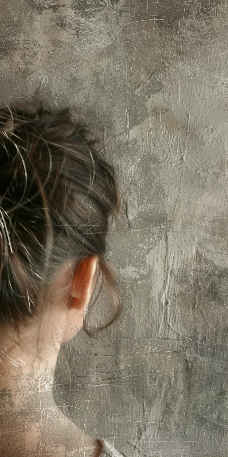 texture powder Chignon, Milkmaid braid, Ponytail, Curtained hair, Layered hair