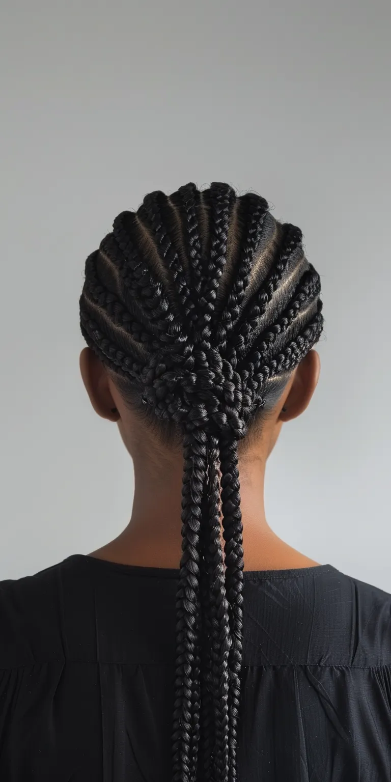 box braids hairstyles Hair twists, Crochet braids, French twist, Waterfall Cornrows