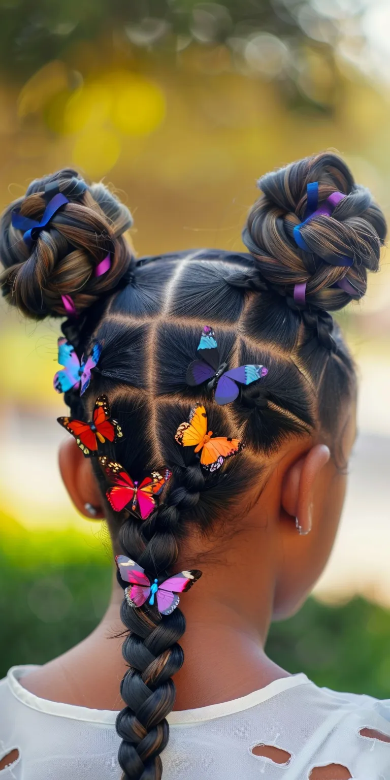 butterfly braids hairstyles Butterfly haircut, French twist, Hair twists, Updo, Finger wave