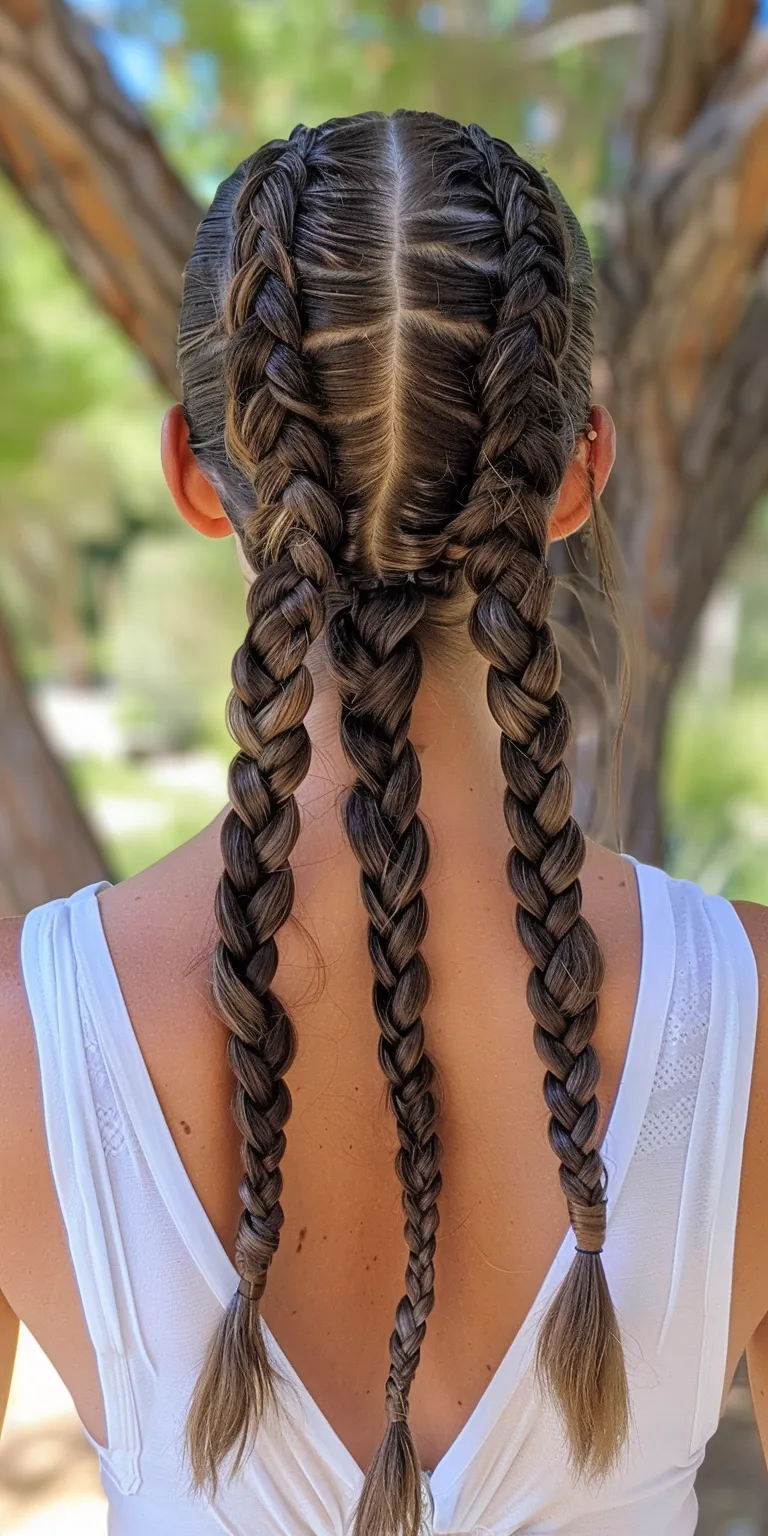 knotless bohemian braids Waterfall braids, Boho French braid, Braid, twist