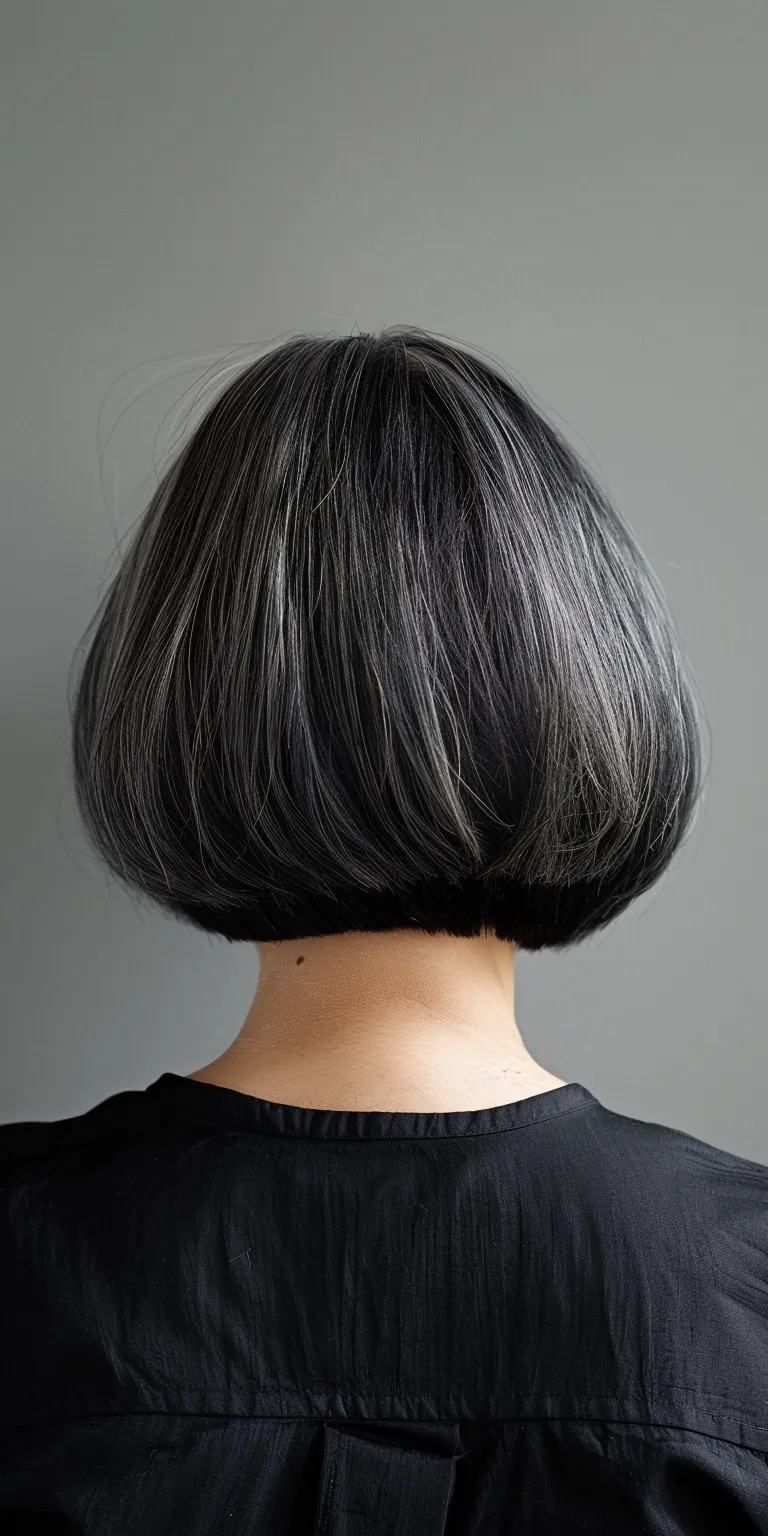 bob haircuts for women Asymmetric cut, Bob Short brush Japanese women's hairstyles, Professional cut