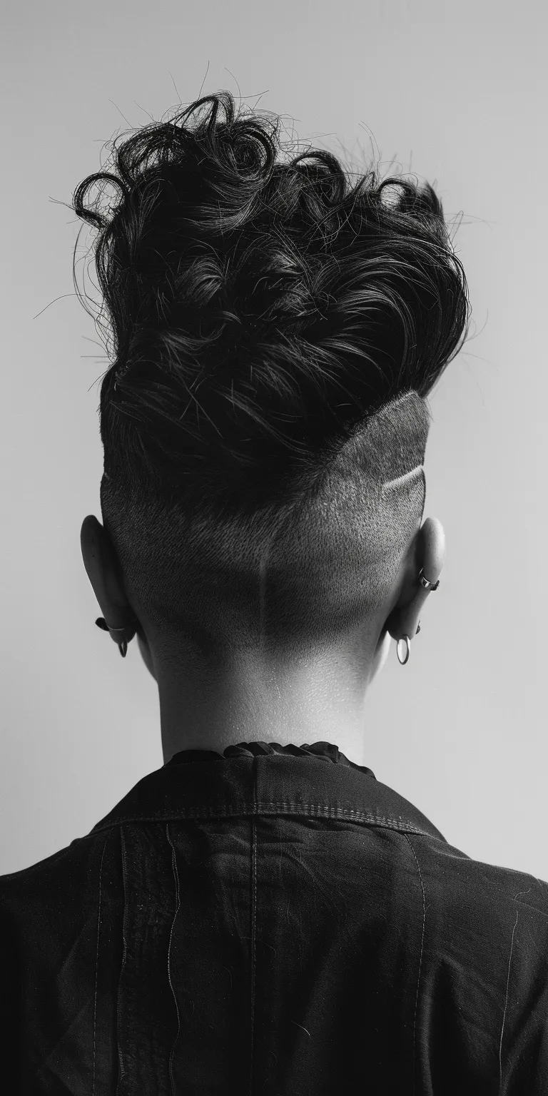 undercut hairstyle Pompadour, Mohawk, Asymmetric cut, Short back and sides, Tonsure