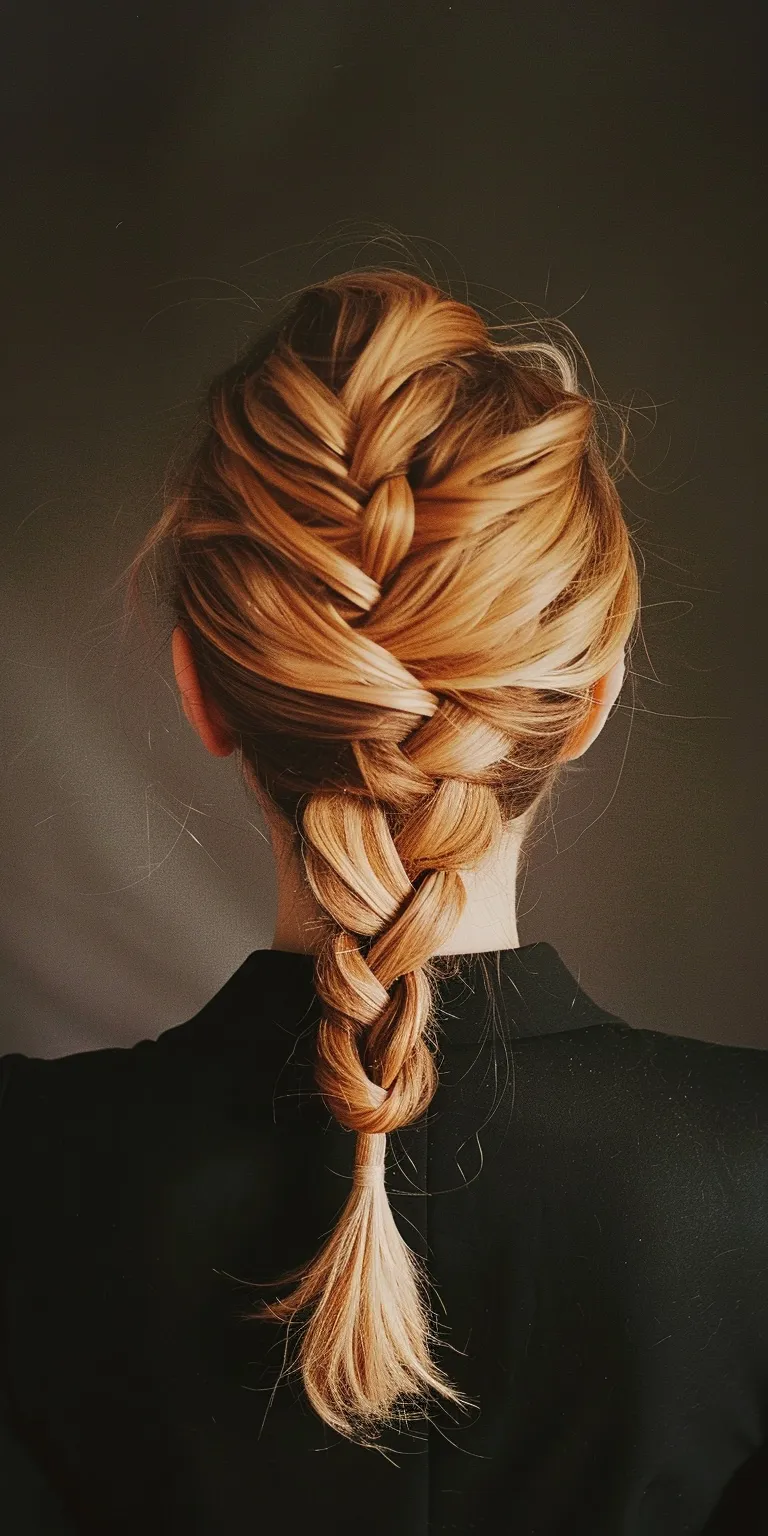 pony hairstyles French braid, Waterfall braids, Braid, twist, Boho braids