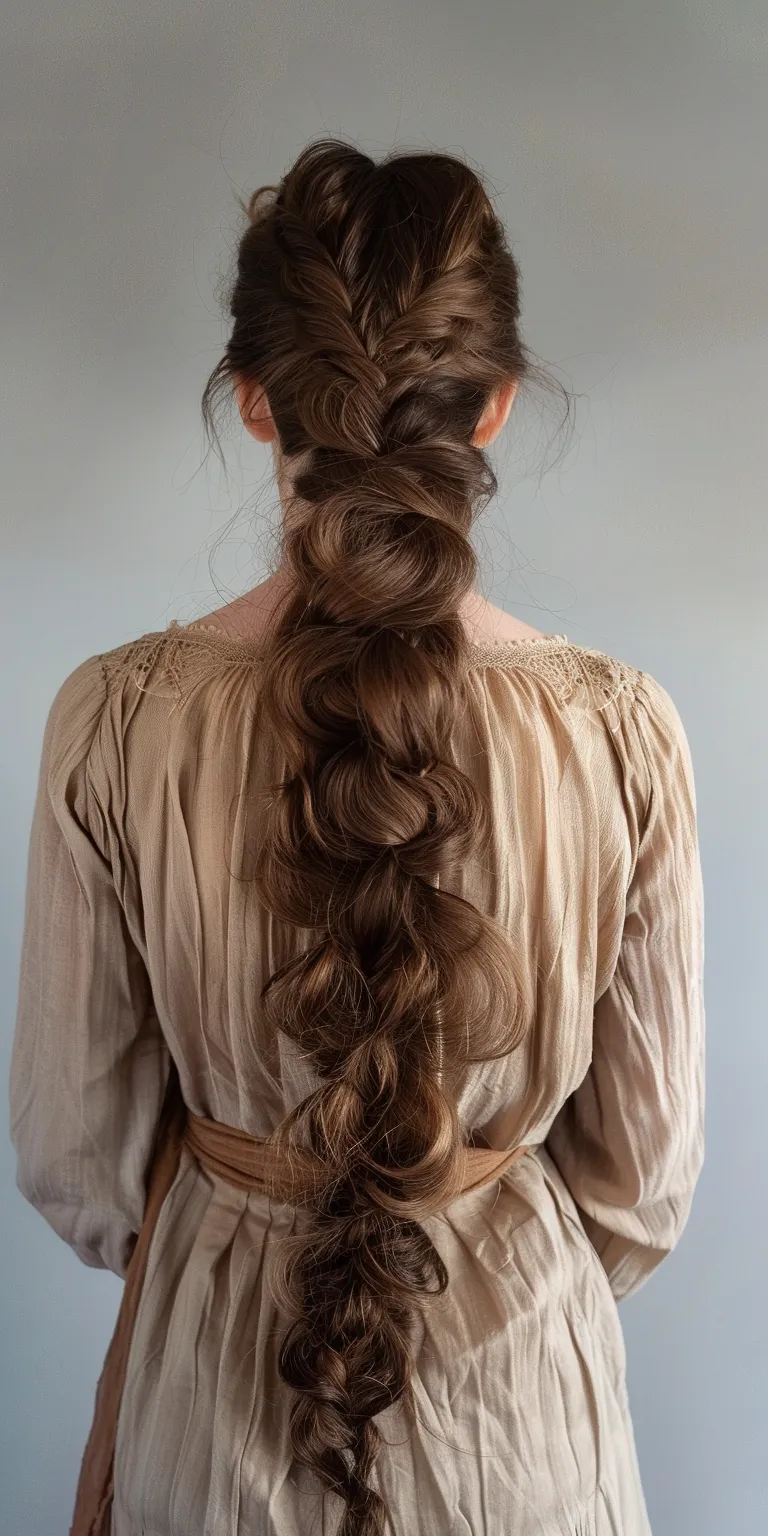 fairy hairstyles French braid, Milkmaid Braid, Waterfall braids, Updo