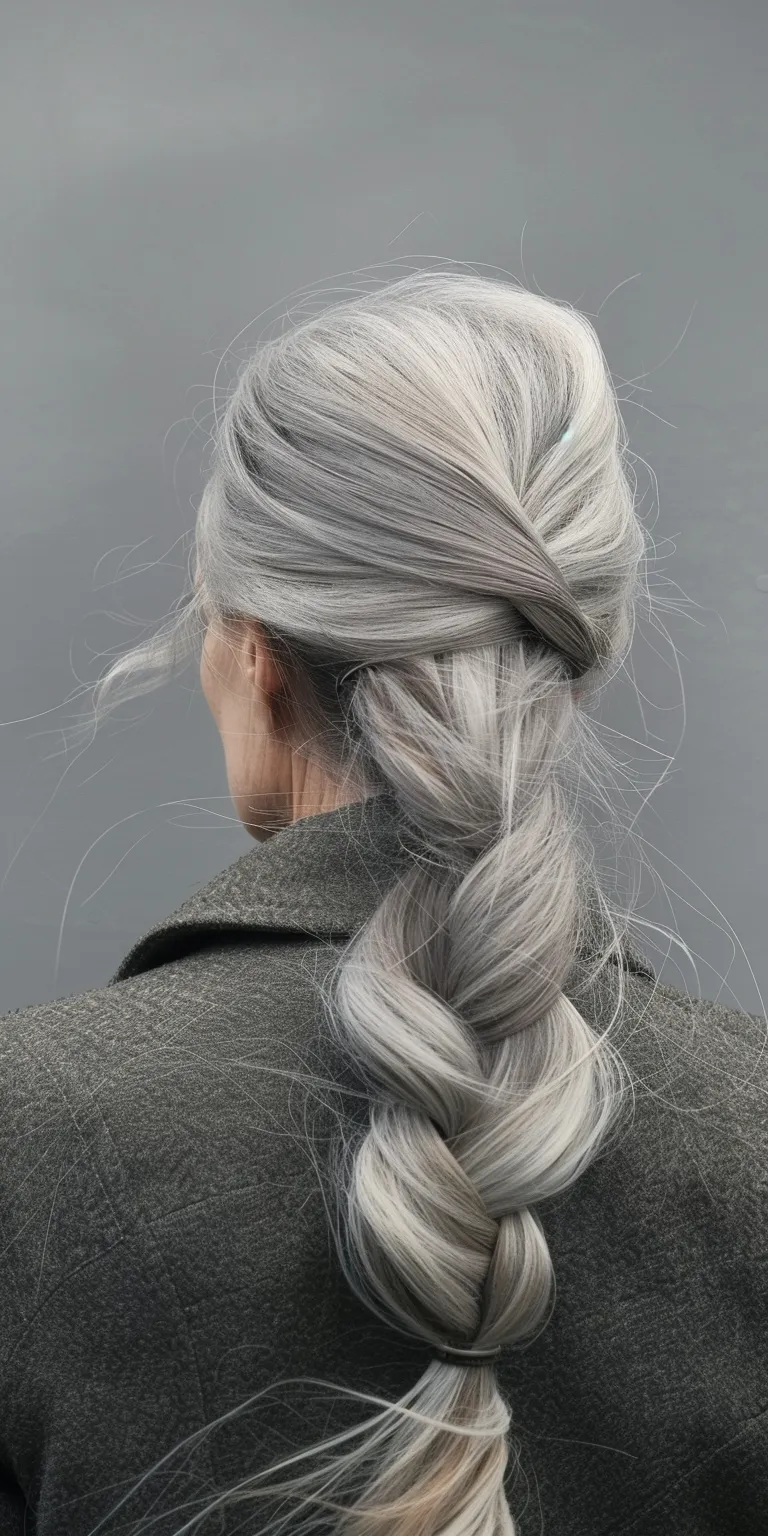 hairdos for older women Waterfall braids, Braid, Layered hair, French braid, Boho braids