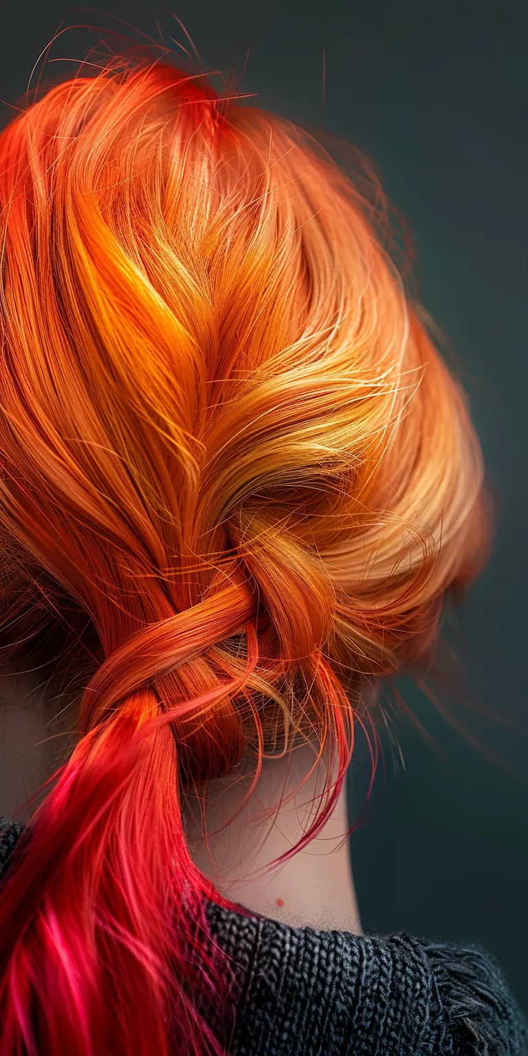 hair styles and colours Chignon, French braid, twist, Updo, Braid