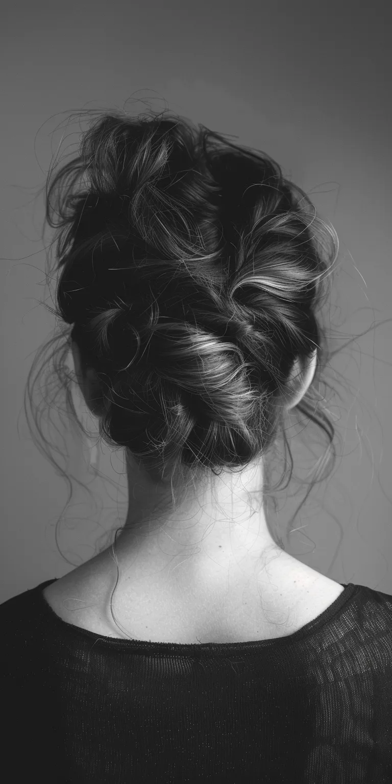 different types of hairstyles Chignon, Updo, Ballerina bun, Milkmaid braid, French twist