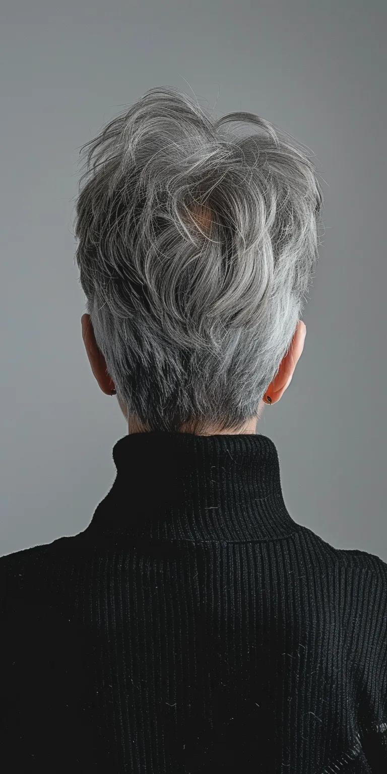 short hairstyles for older women Asymmetric cut, Pompadour, Digital perm, Tonsure, Short brush cut