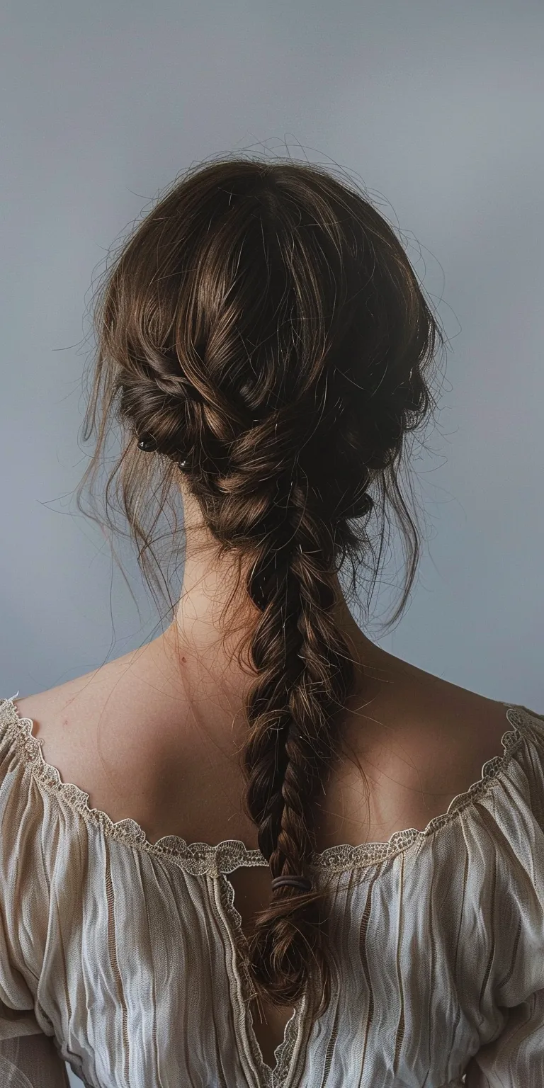 fringe hair styles French braid, Braid, Waterfall braids, Milkmaid Boho braids