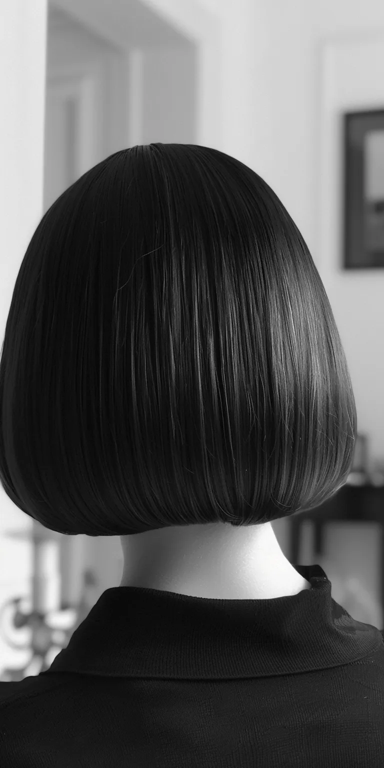 bob hair styles Asymmetric cut, Bob Stacked bob, Professional Short brush cut