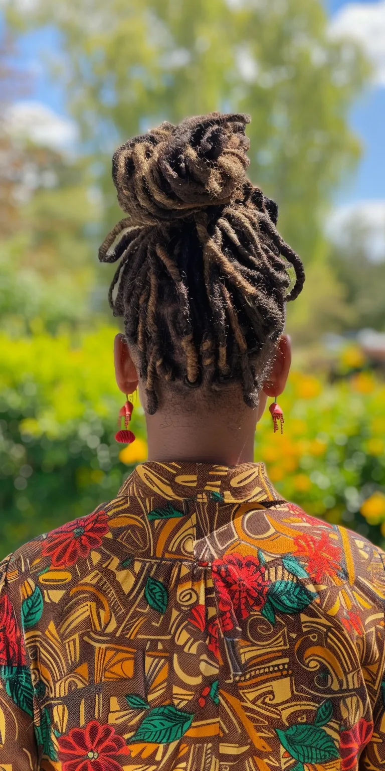 short dreadlocks Dreadlocks, Hair twists, Mohawk, Cornrows, French twist