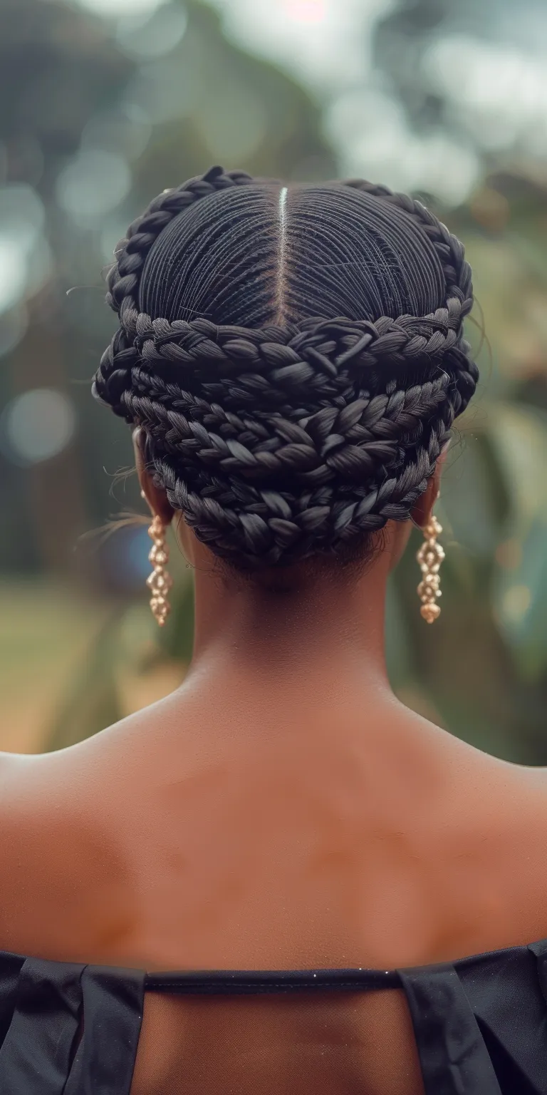 braided updo hairstyles Boho braids, Waterfall Hair twists, French twist, Braid