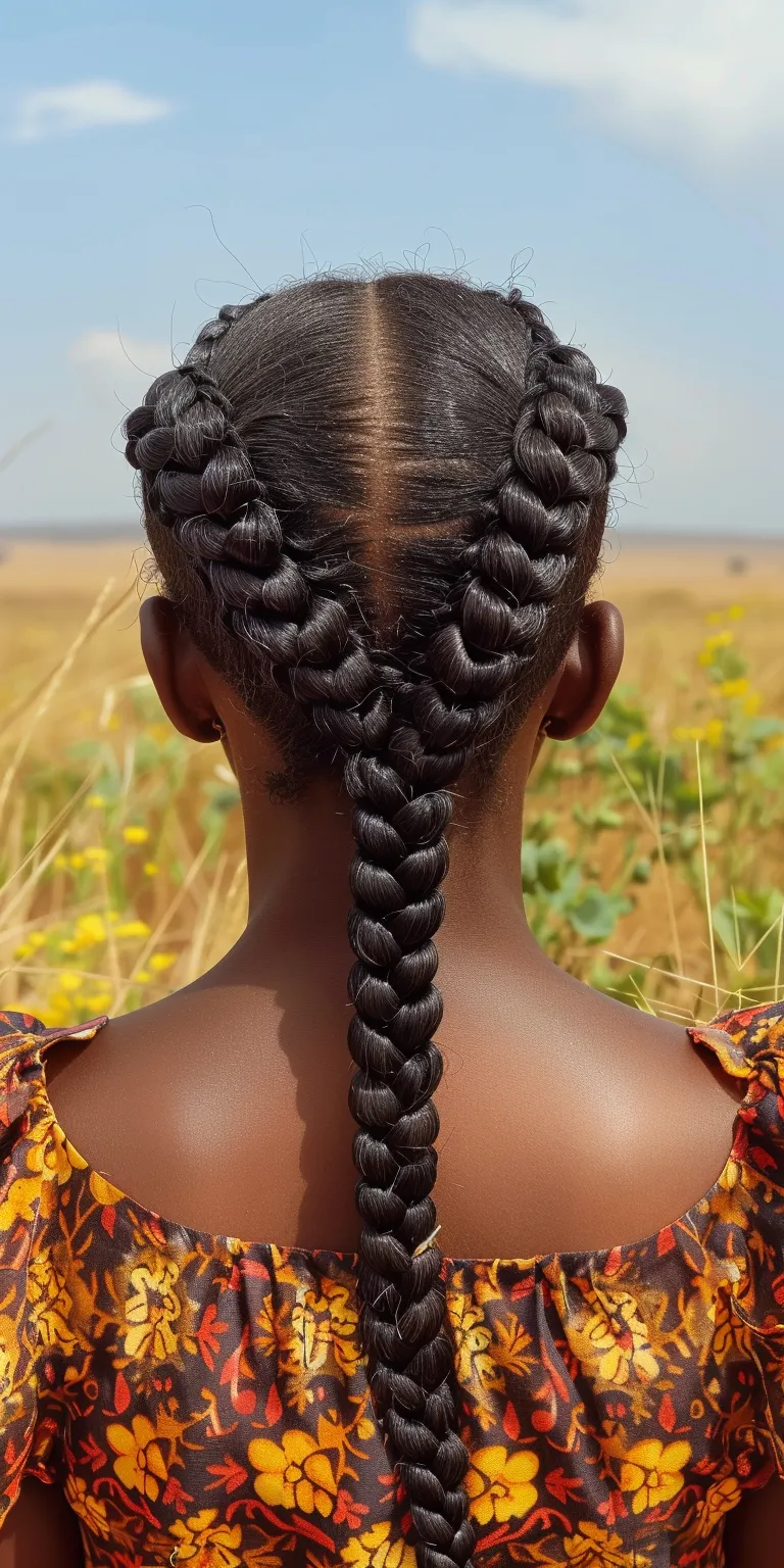 natural hair braid styles Hair twists, Boho braids, Waterfall Cornrows, Braid