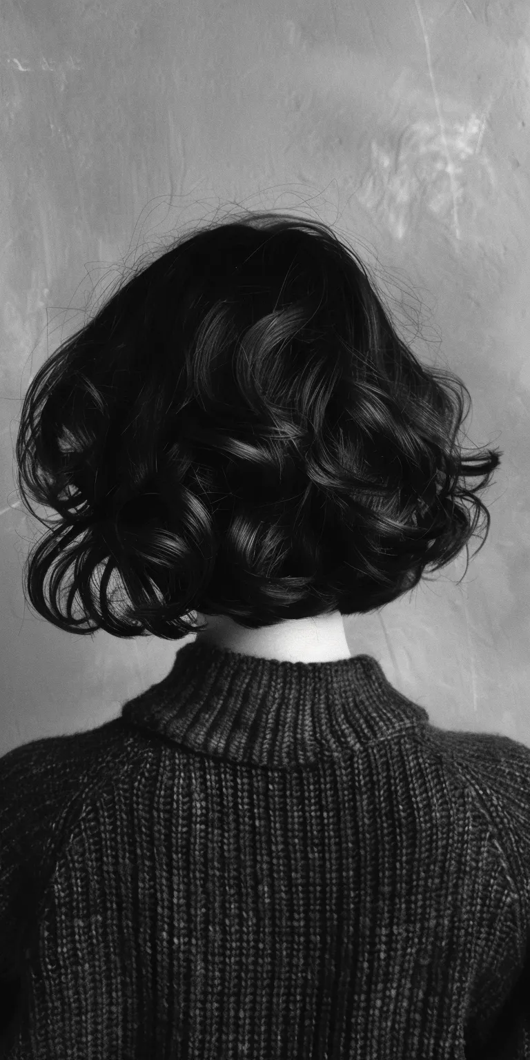 medium hair styles Ringlets, Finger wave, Asymmetric cut, Chignon, Bob cut