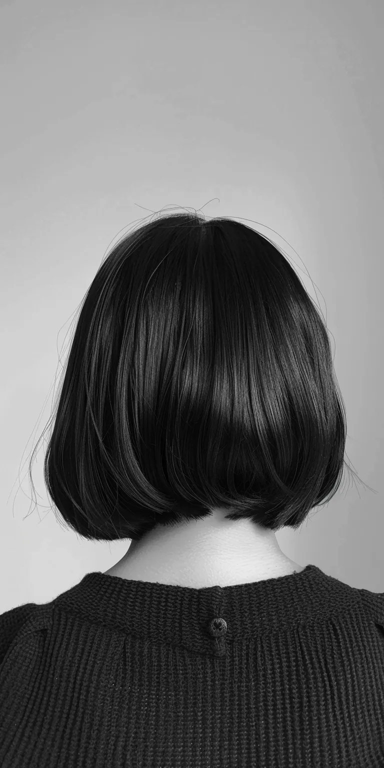 mid length bob Bob cut, Asymmetric Japanese women's hairstyles, Chignon, Historical Christian hairstyles