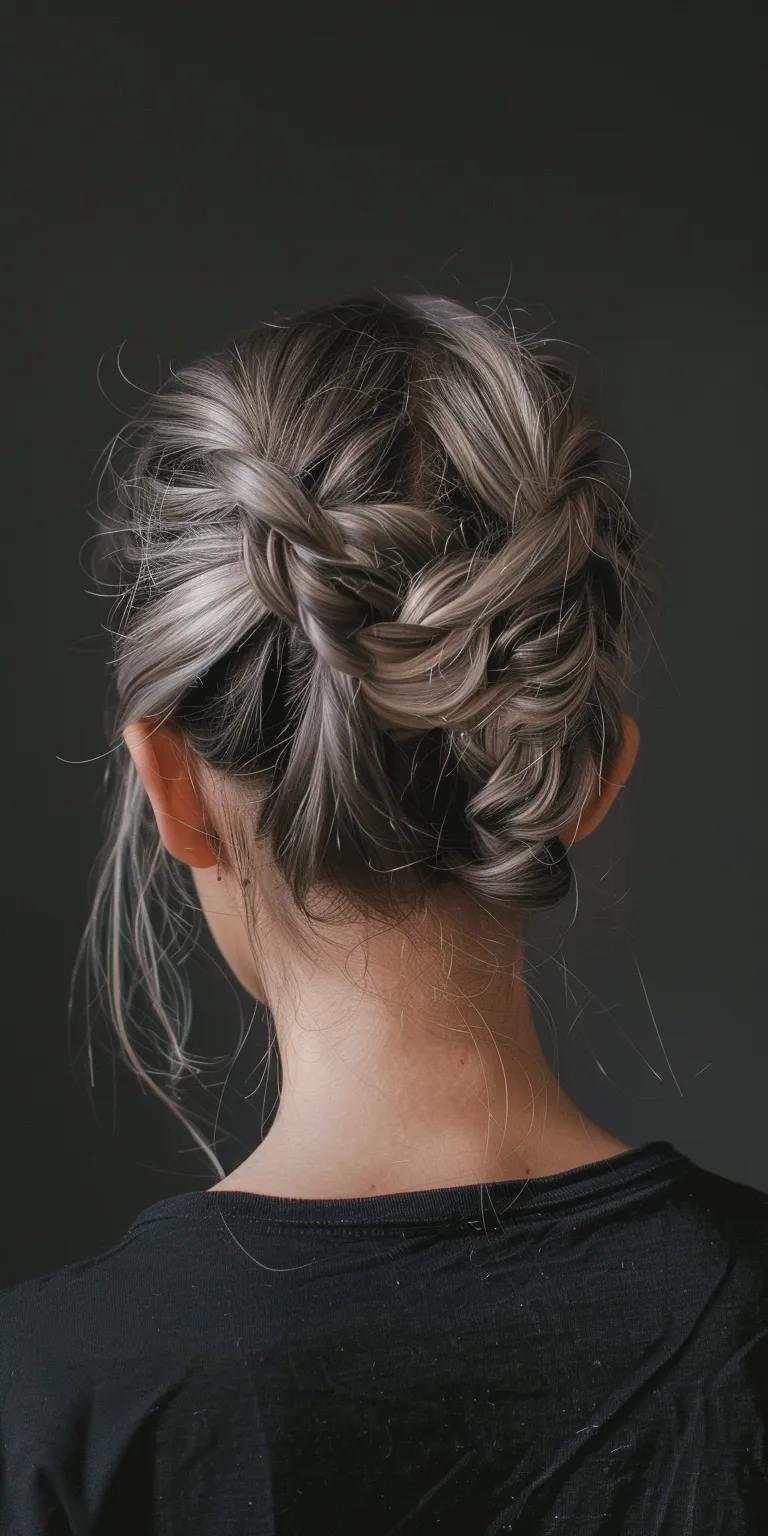 widows peak hairstyles Updo, Chignon, French twist, Milkmaid braid, Waterfall braids