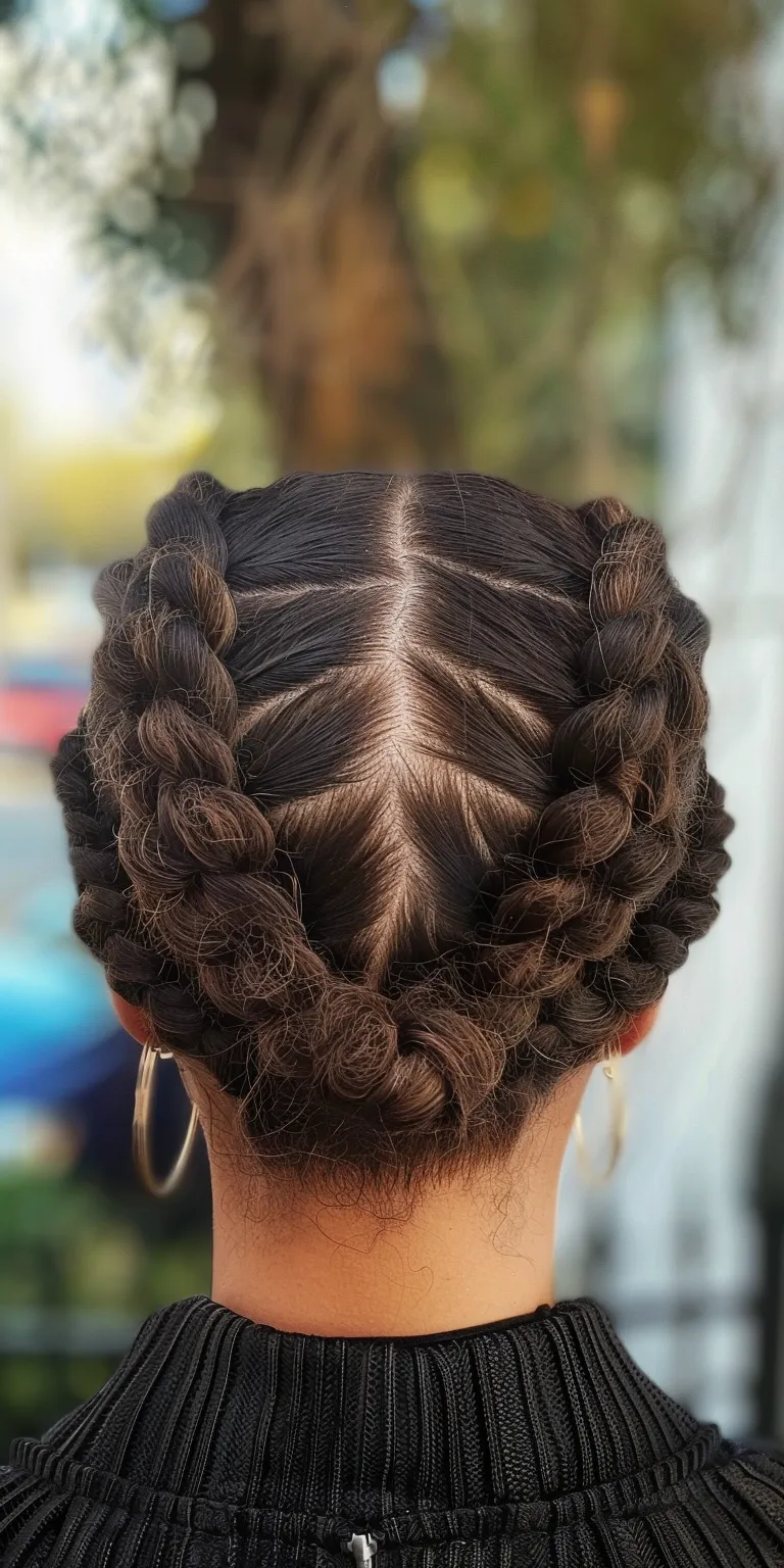 short braided hairstyles Waterfall braids, French twist, braid, Braid, Updo