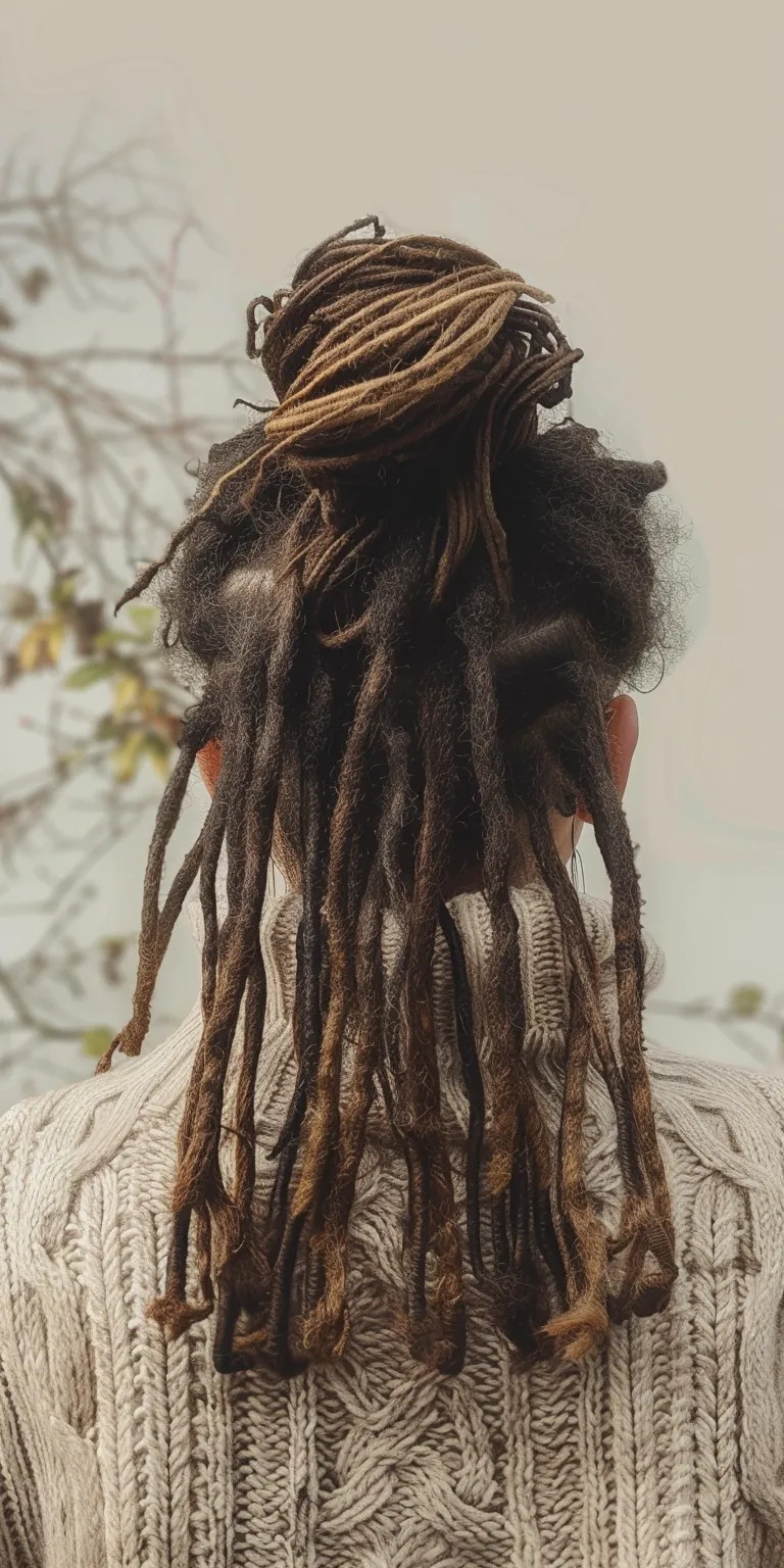 short dreadlocks Dreadlocks, Hair twists, Layered hair, Digital perm, Crochet braids