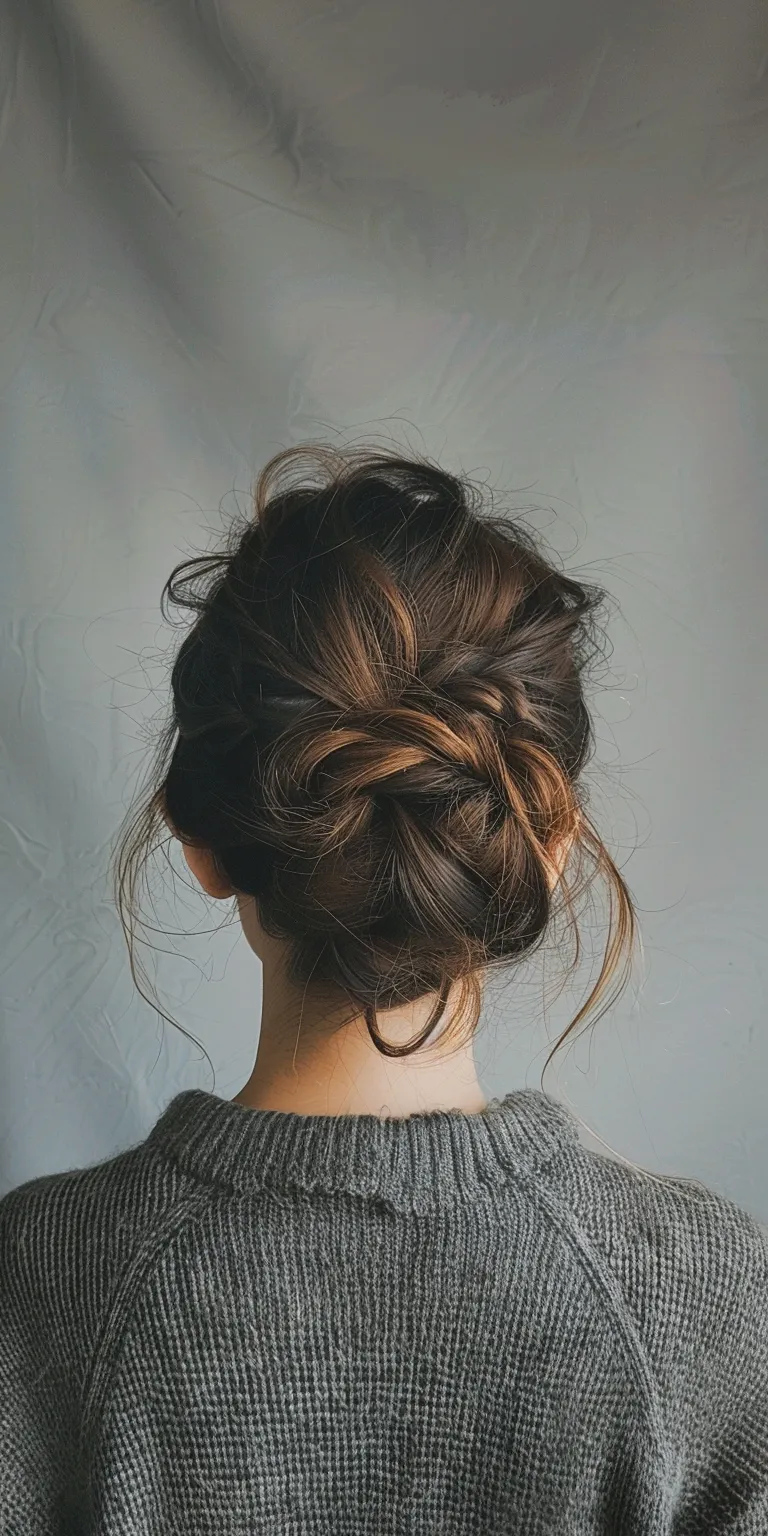 greasy hairstyles Chignon, Updo, French twist, Ballerina bun, braid