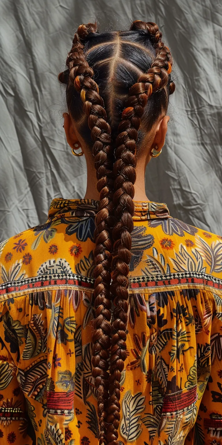 bohemian knotless braids Boho braids, Hair twists, Waterfall Braid, Crochet