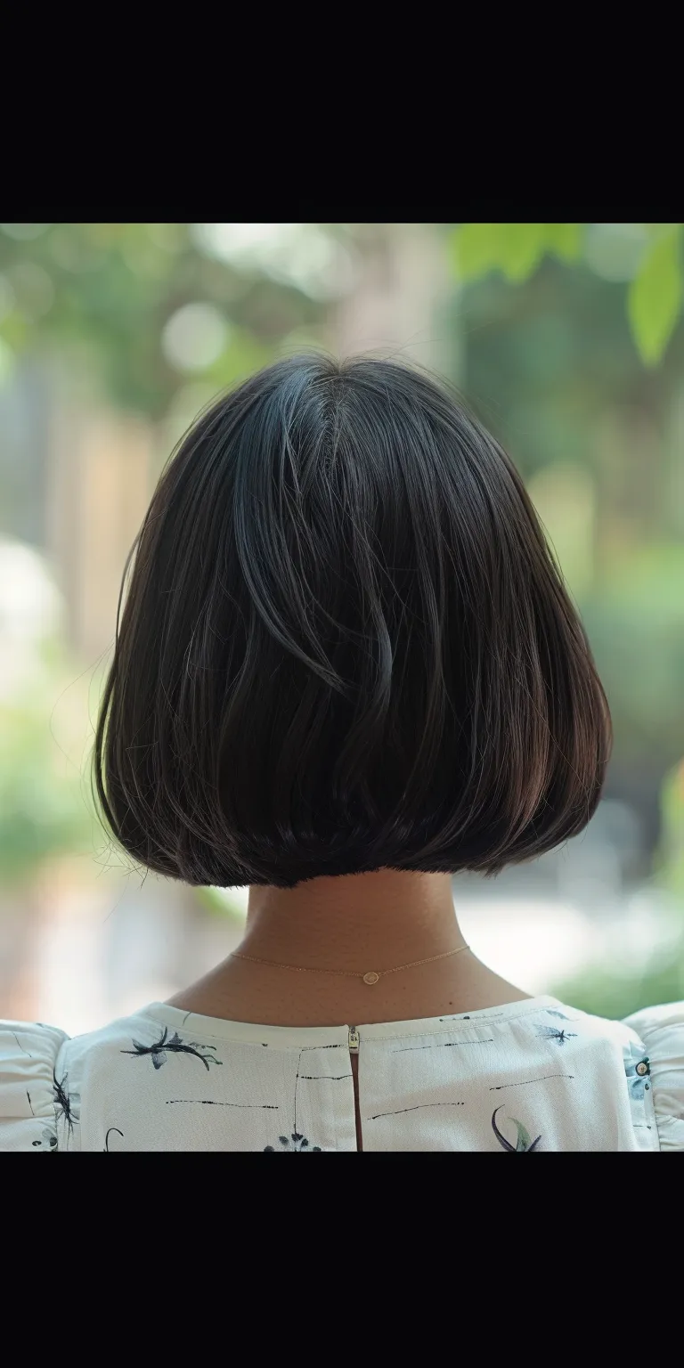 bobcut hair style Bob cut, Asymmetric Japanese women's hairstyles, Short brush Butterfly haircut