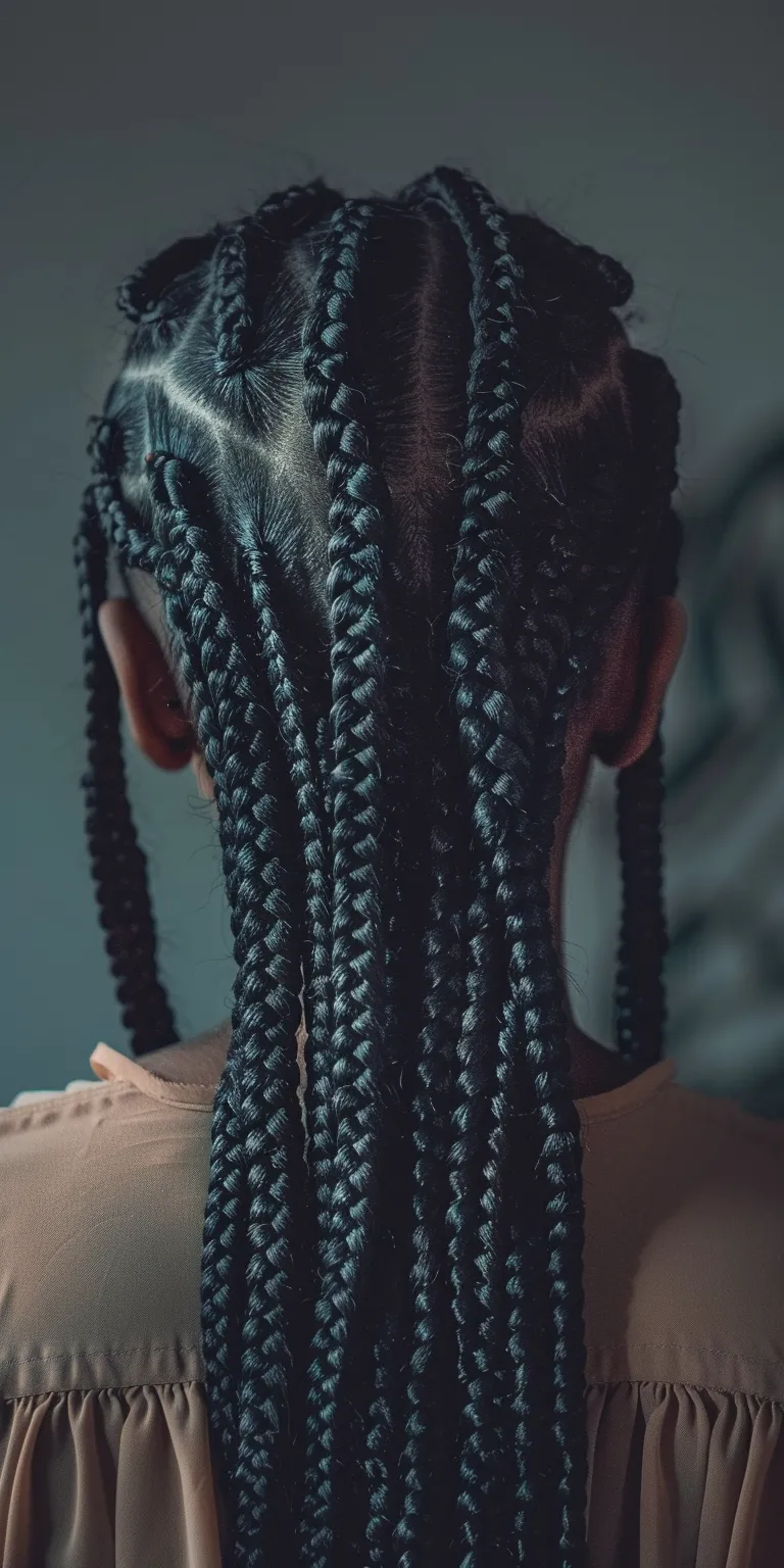 box braids women Crochet braids, Hair twists, Waterfall Cornrows, Boho