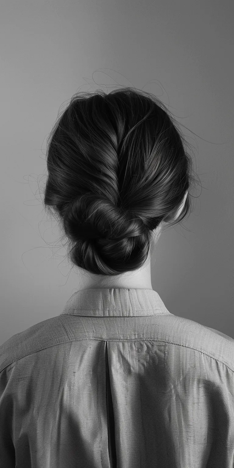 popular hairstyles Chignon, Updo, French twist, braid, Milkmaid braid